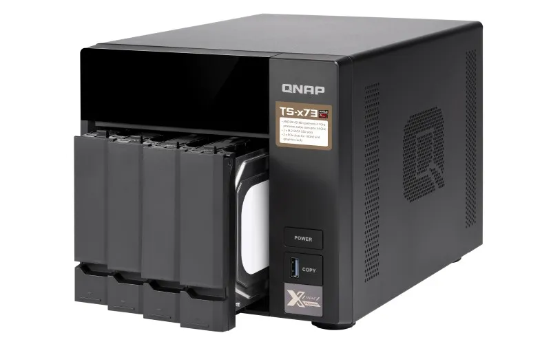 TS-473-4G | Servidor NAS | SATA 6Gbps, 4x Gbe LAN, 4x USB, máximo. 4x HDD/SSD Seria procesoraAMD Quad-Core