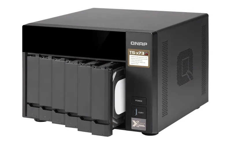 TS-673-4G | Servidor NAS | SATA 6Gbps, 4x Gbe LAN, 4x USB, máx. 6x HDD/SSD Seria procesoraAMD Quad-Core
