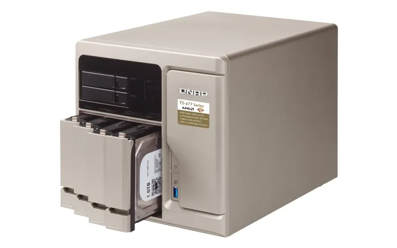 TS-677-1600-8G | Servidor NAS | SATA 6Gbps, 4x Gbe LAN, 8x USB, máximo. 6x HDD/SSD Seria procesoraAMD Six-Core