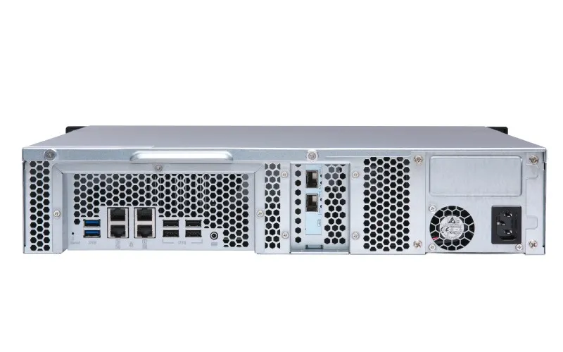 TS-1273U-RP-16G | NAS Server | SATA 6Gbps, 4x Gigabit LAN, 2x SFP+, max. 12x HDD/SSD, 2U rack Seria procesoraAMD Quad-Core