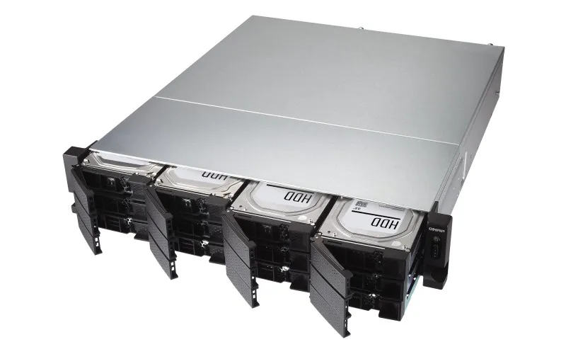 TS-1277XU-1200-4G | Servidor NAS | SATA 6Gbps, 2x Gigabit LAN, 2x SFP+, max. 12x HDD/SSD, 2U rack Ilość zainstalowanych dysków0