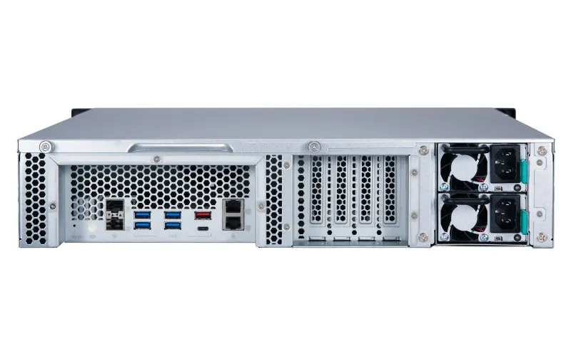 TS-1277XU-RP-2600-8G | Server NAS | SATA 6Gbps, 2x Gigabit LAN, 2x SFP+, max. 12x HDD/SSD, 2U rack Seria procesoraAMD Six-Core
