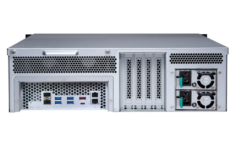 TS-1677XU-RP-2600-8G | Servidor NAS | SATA 6Gbps, 2x Gbe LAN, 2x 10 Gbe LAN, max. 16x HDD/SSD, 3U rack Seria procesoraAMD Six-Core