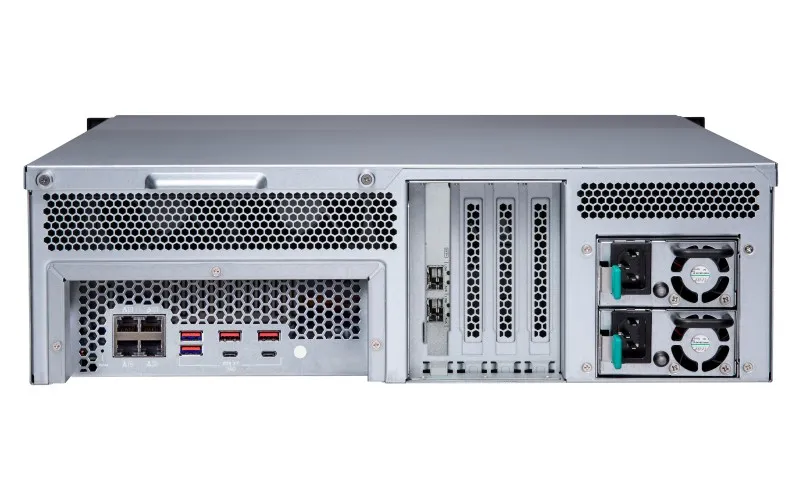 TS-1683XU-RP-E2124-16G | NAS Server | SATA 6Gbps, 4x Gbe LAN, 2x SFP+, max. 16x HDD/SSD, 3U rack Seria procesoraIntel Xeon /Quad-Core/