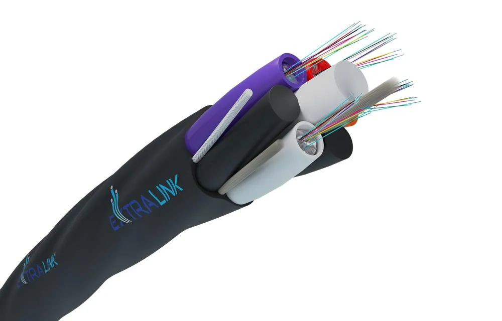 Extralink 48F | Cable de fibra óptica | monomodo, 4T12F G652D 5.8mm, microducto, 2km Kabel do montażuMikrokanalizacyjne