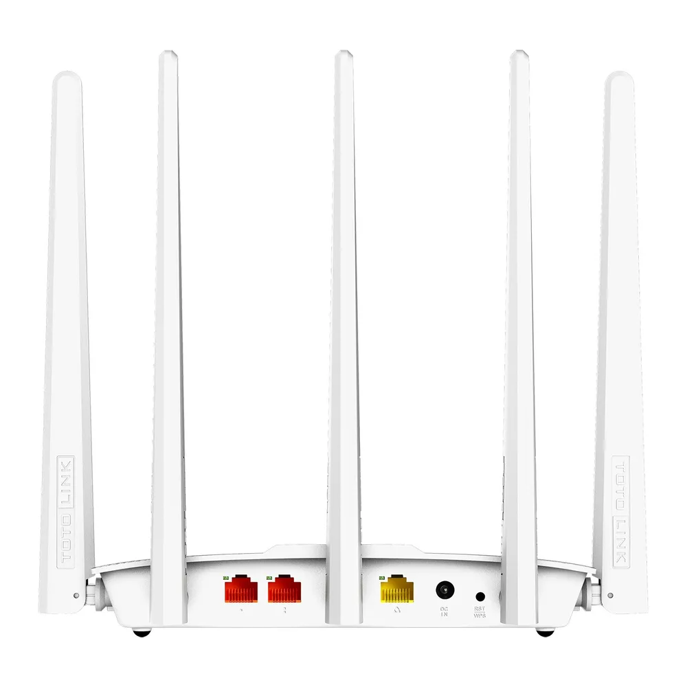 Totolink A810R | WiFi Router | AC1200, Dual Band, MIMO, 3x RJ45 100Mb/s Standard sieci LANFast Ethernet 10/100Mb/s