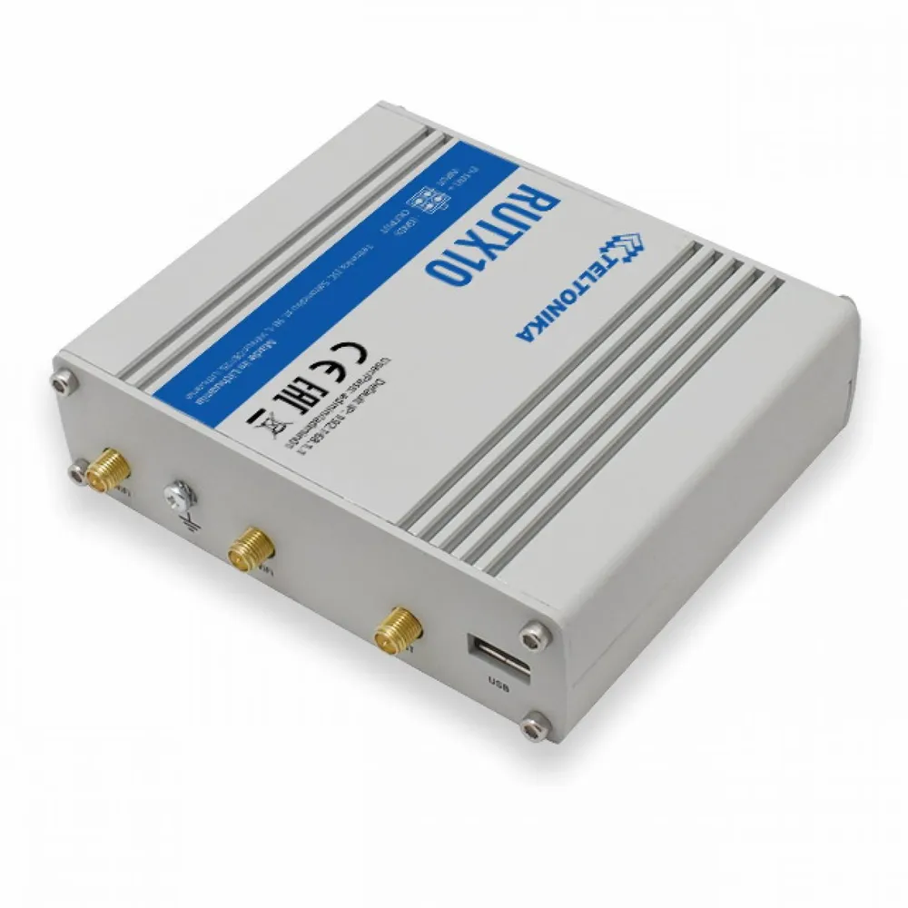 Teltonika RUTX10 | Router inalámbrico | Wave 2 802.11ac, 867Mb/s, 4x RJ45 1Gb/s Ilość portów WAN1x 10/100/1000BaseTX (RJ45)