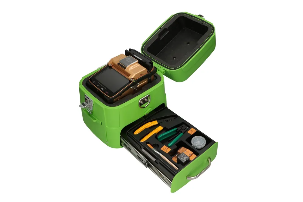 Extralink AI-8C | Spawarka światłowodowa | 7800mAh, lampa LED, wyświetlacz LCD 5,1" 0