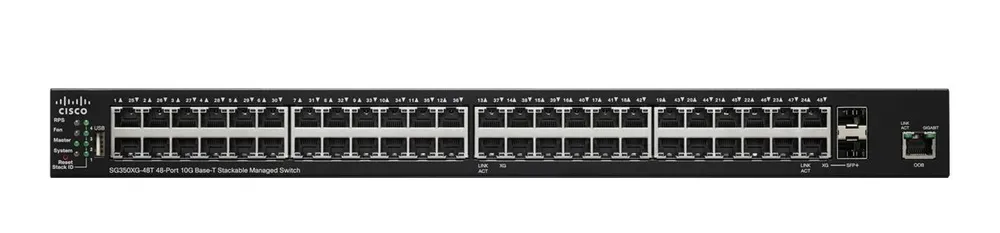 Cisco SG350XG-48T | Switch | 46x 10Gigabit Ethernet, 2x 10G Combo(RJ45/SFP+), Stackable Standard sieci LAN10 Gigabit Ethernet