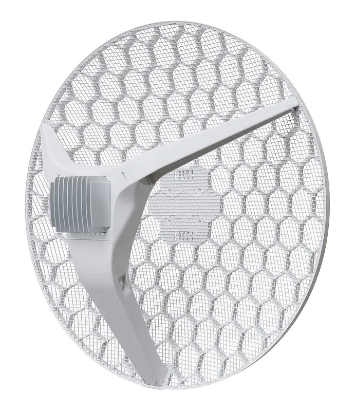 MikroTik LHG XL 52 ac | Urządzenie klienckie | RBLHGG-5HPacD2HPnD-XL, Dual Band, 1x RJ45 1000Mb/s, 1x SFP, 18/27dBi Częstotliwość pracyDual Band (2.4GHz, 5GHz)