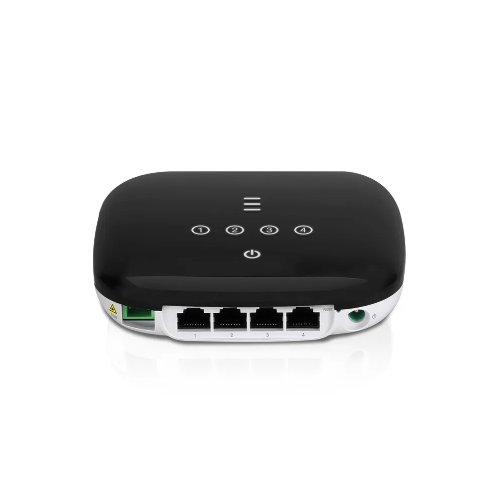 Ubiquiti UF-WIFI | ONT | UFiber, WiFi 300Mb/s, 1x GPON, 4x RJ45 1000Mb/s Standardy sieci bezprzewodowejIEEE 802.11n