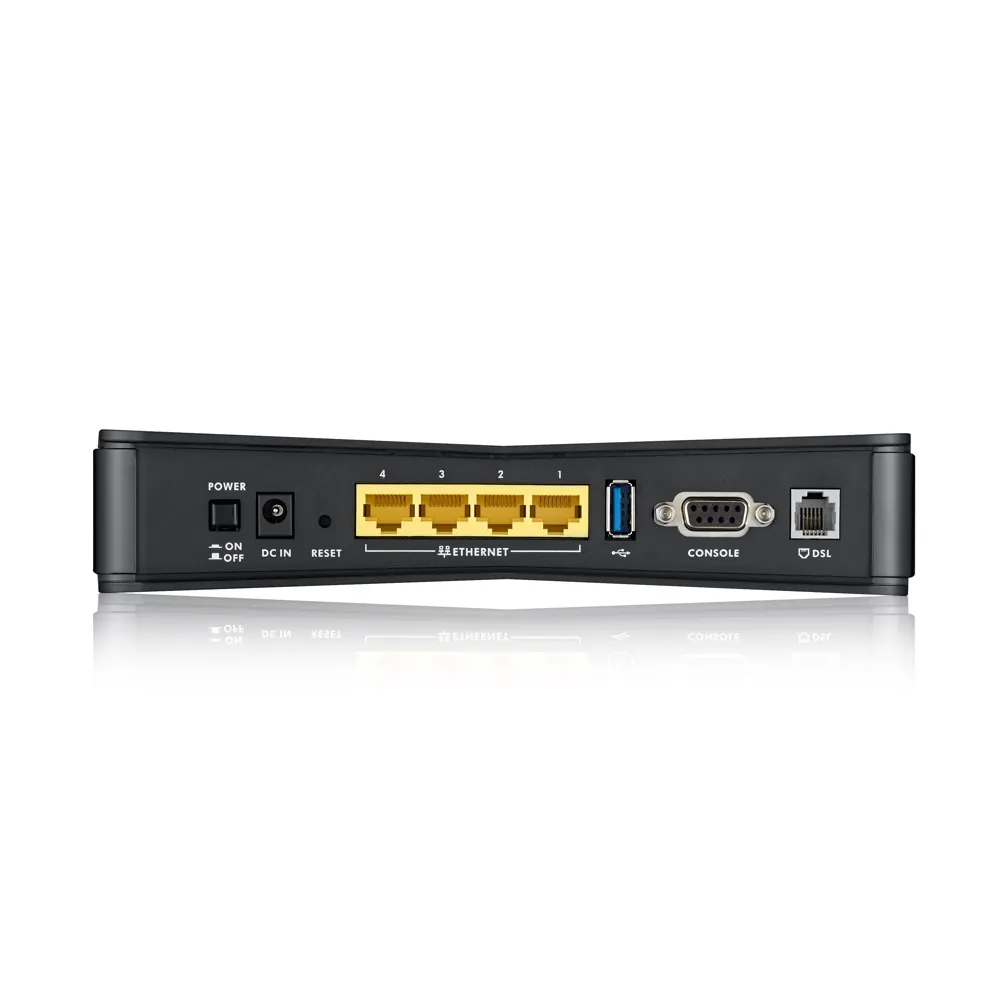 Zyxel P-792H V3 | Router | G.SHDSL, 4x RJ45 100Mb/s, 1x RJ11, 1x USB Rodzaj zasilania urządzeniaZasilacz