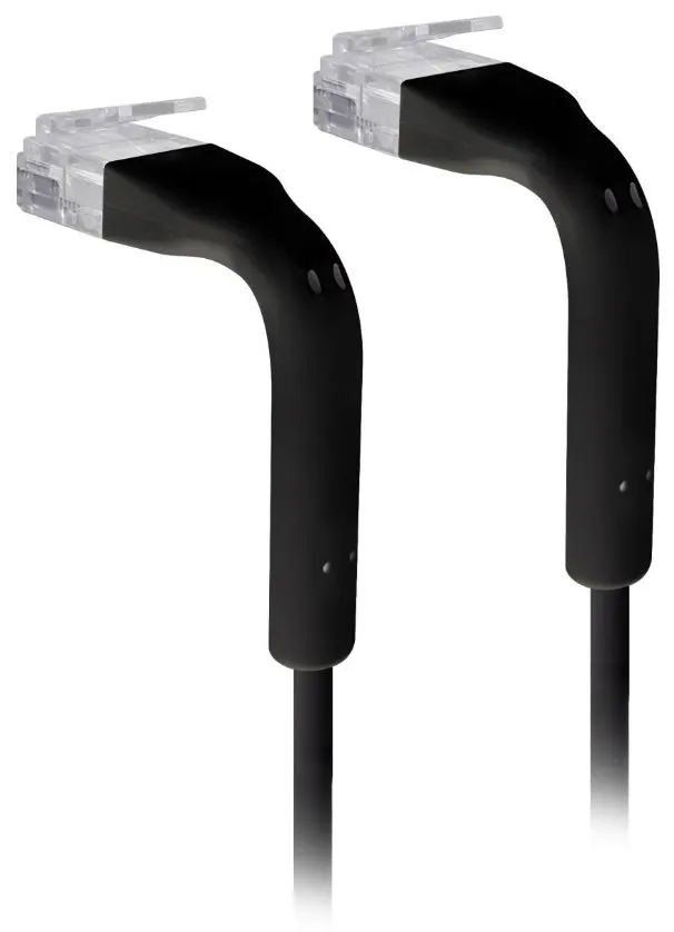 Ubiquiti UC-PATCH-RJ45-BK | Cables LAN de cobre | UniFi Ethernet Patch Cable, CAT6, negro Kabel do montażuWewnątrz budynków