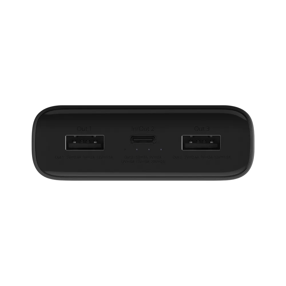 Xiaomi Mi Power Bank 3 Pro | Powerbank | 20000 mAh, Černý, PLM07ZM Napięcie wyjściowe15V