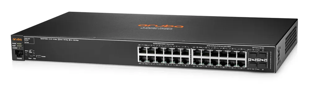 Aruba 2530 24G | Switch | 24x RJ45 1000Mb/s, 4x SFP Ilość portów PoEBrak portów PoE