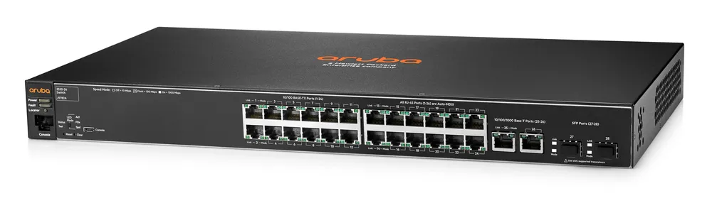 Aruba 2530 24 | Switch | 24x RJ45 100Mb/s, 2x RJ45 1000Mb/s, 2x SFP Ilość portów PoEBrak portów PoE