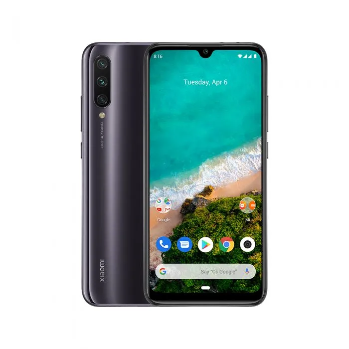 Xiaomi Mi A3 | Smartphone | 4GB RAM, 128GB storage, Kind Of Grey, EU version Model procesoraSnapdragon 665
