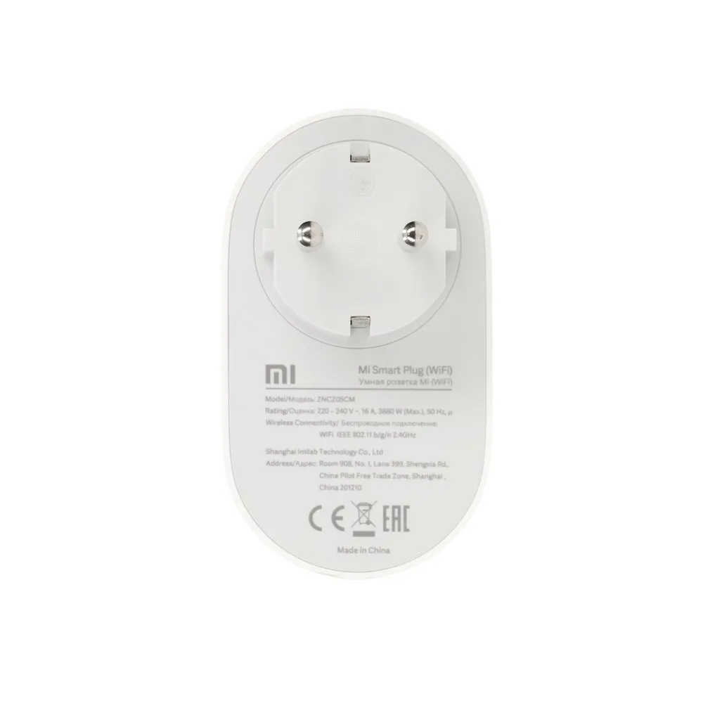 Xiaomi Mi Smart Plug WiFi | Enchufe de pared | WiFi, Con control remoto, 3680W, ZNCZ05CM 4