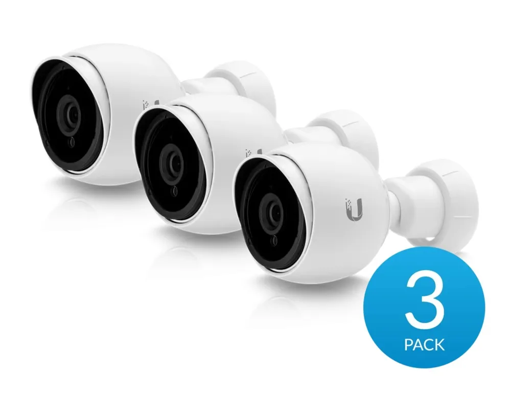 Ubiquiti UVC-G3-Bullet-3 | Cámara IP | Unifi Video Camera, Full HD 1080p, 30 fps, 1x RJ45 100Mb/s, 3-pack Wielkość matrycy4 Mpix