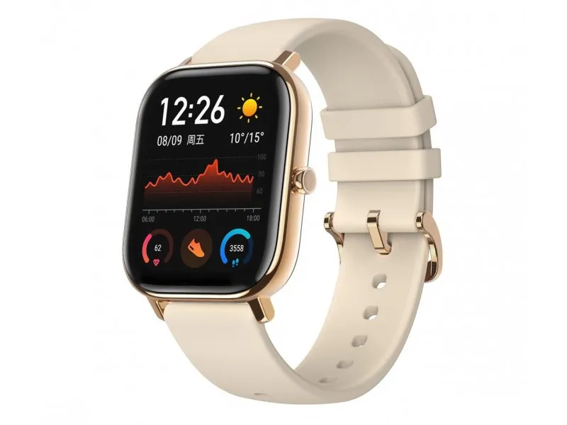 Xiaomi Amazfit GTS | Reloj inteligente | Dorado, GPS, Pulsómetro Czas pracy na bateriiOd 11 do 30 dni