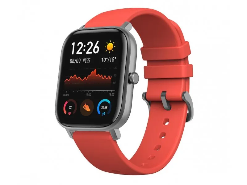 Xiaomi Amazfit GTS | Smartwatch | Oranžový, GPS, Pulsometr Czas pracy na bateriiOd 11 do 30 dni