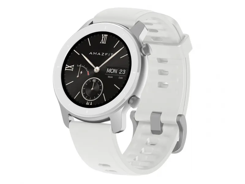 Xiaomi Amazfit GTR 42mm | Reloj inteligente | Blanco, GPS, Pulsómetro Funkcja GPSTak