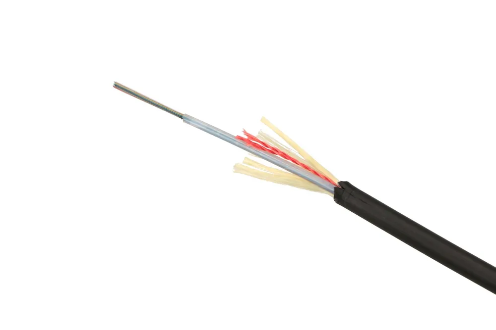 Venkovní optický kabel Unitube 12F |Jednomodový, G.652D, 1,2kN, 5,3mm | Extralink Liczba włókien kabla światłowodowego12F