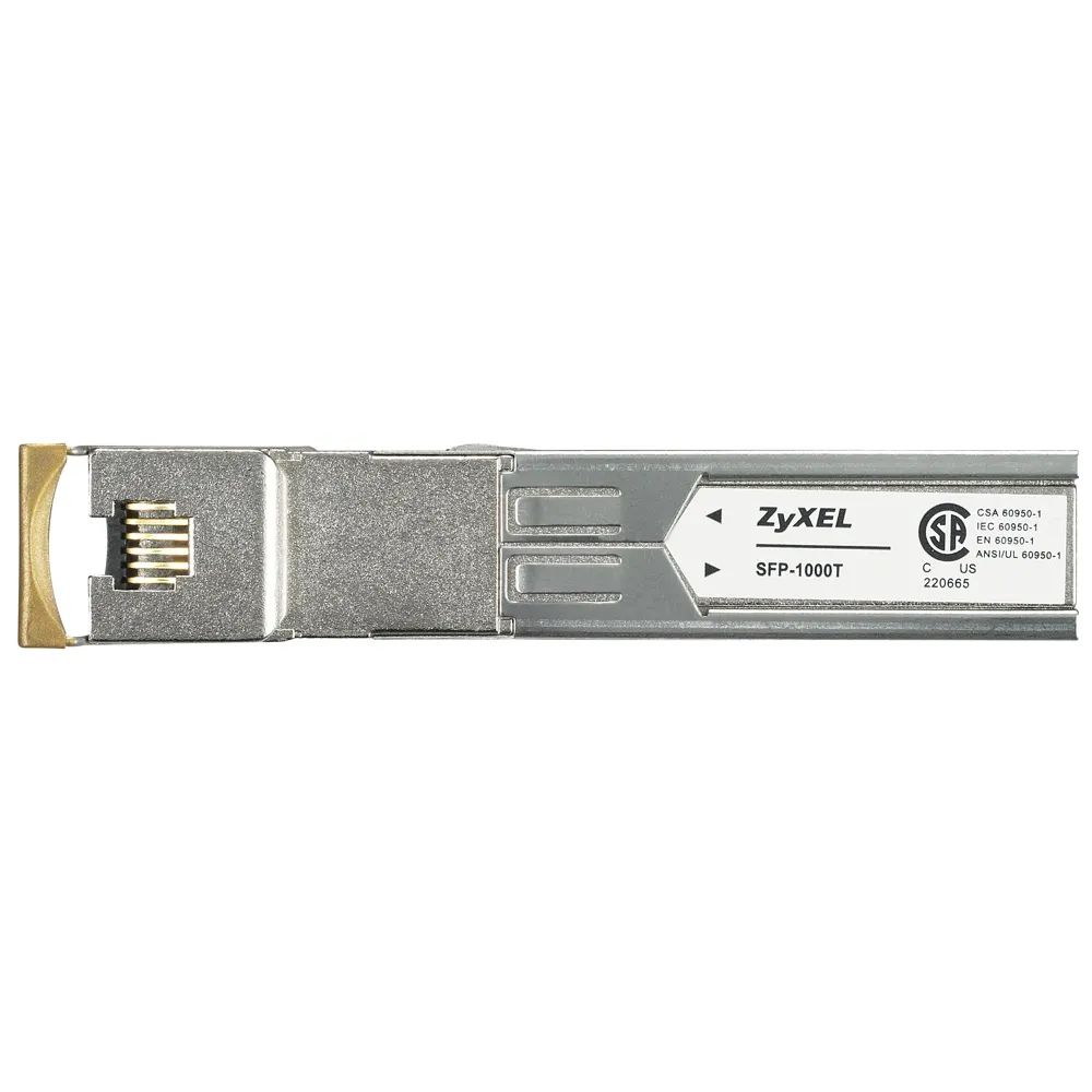 Zyxel SFP-1000T | Módulo SFP | RJ45, Multimodo, 1,25 Gb / s Złącze wyjścioweRJ45