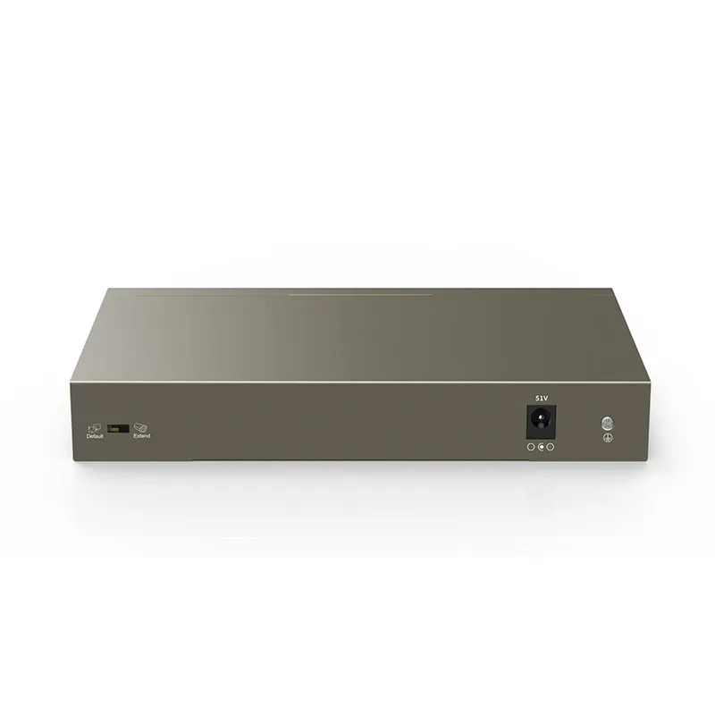 Tenda TEF1109P-8-63W | Switch | 8x RJ45 100Mb/s PoE, 1x RJ45 100Mb/s uplink, 58W Standard sieci LANFast Ethernet 10/100Mb/s