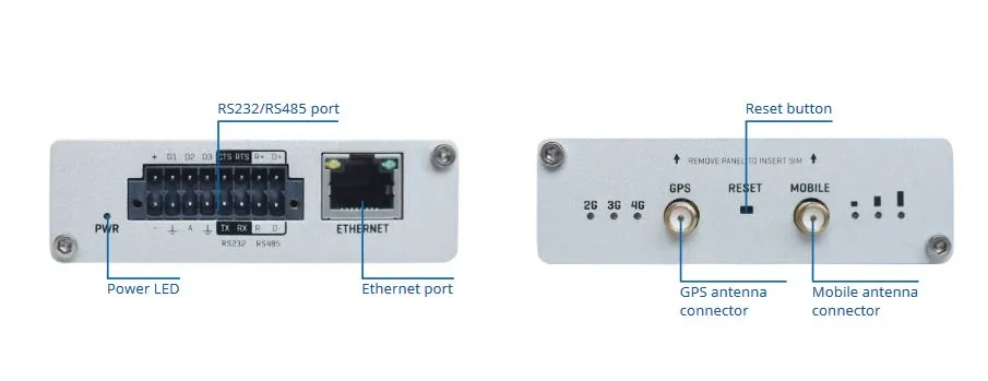 Teltonika TRB245 | LTE Cat 4 Gateway, | RS232/RS485, GPS Pasma LTEB1 (2100MHz)