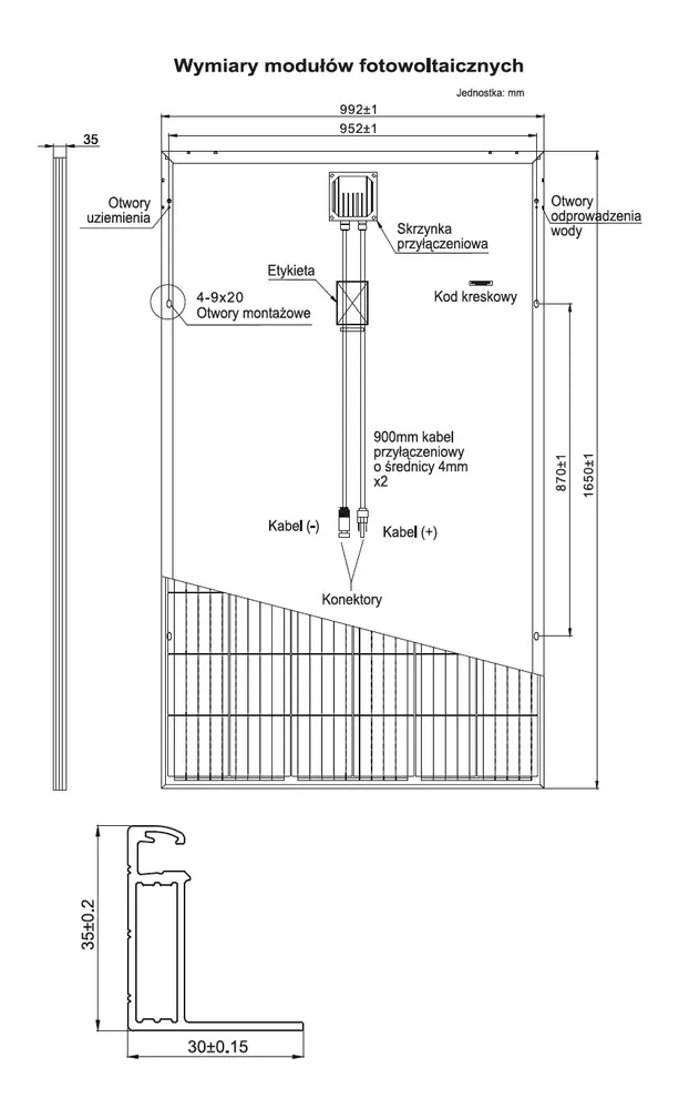 Energia Ressuscitada RSM60-6-280P Poly | Panel solar | 280W, policristalino, plateado Moc (W)280
