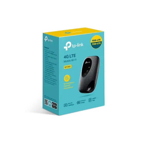TP-Link TL-M7200 | LTE Router | 4G LTE, WiFi 2,4GHz, 2000mAh battery Maksymalna prędkość transmisji bezprzewodowej300 Mb/s