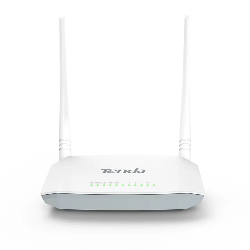 Tenda D301 | Router WiFi | 2,4GHz, 4x RJ45, 1x RJ11 Częstotliwość pracy2.4 GHz