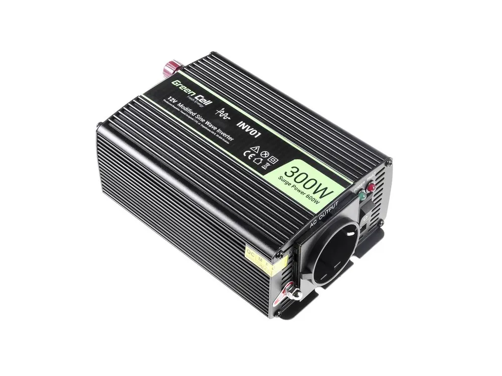 Green Cell INV01DE | Převodník napětí | automobilový 12V, 300W 4