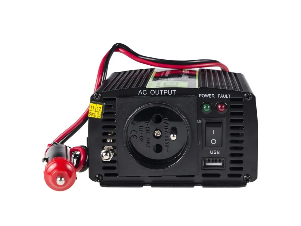 Green Cell INV06 | Convertidor de voltaje para coche | 12V, 150W Napięcie wyjściowe230V
