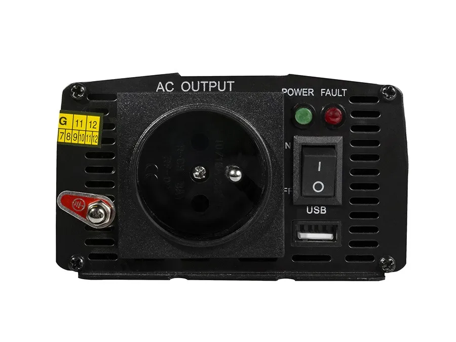 Green Cell INV14 | Convertidor de voltaje para coche | 24V, 300W, onda sinusoidal pura 3