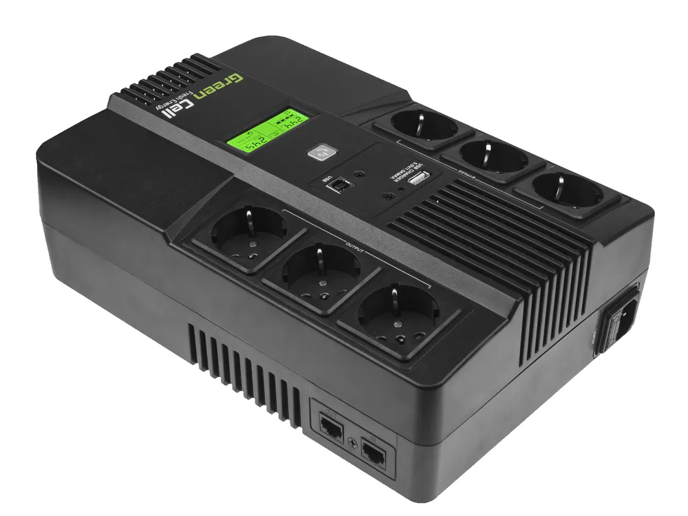 GREEN CELL UPS | Sistema de alimentación ininterrumpida UPS | AiO, pantalla LCD, 800VA 2