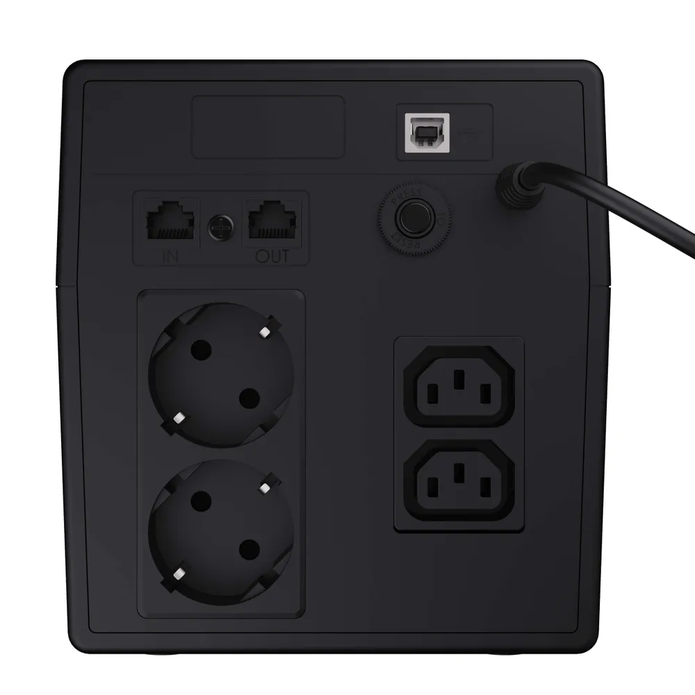 GREEN CELL UPS | Sistema de alimentación ininterrumpida UPS | Microsine, pantalla LCD, 1000VA 1
