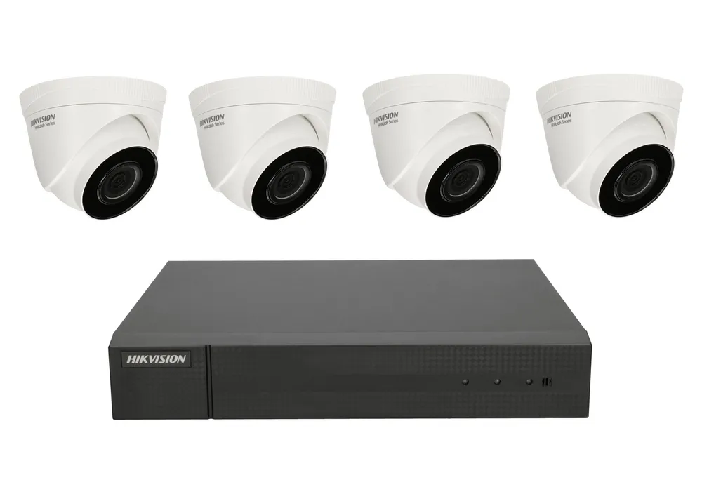 Hikvision HWK-N4142TH-MH | CCTV-Netzwerkkit | 4 Kameras 2MP, IP67 + NVR 4-Kanal Ilość kanałów video4