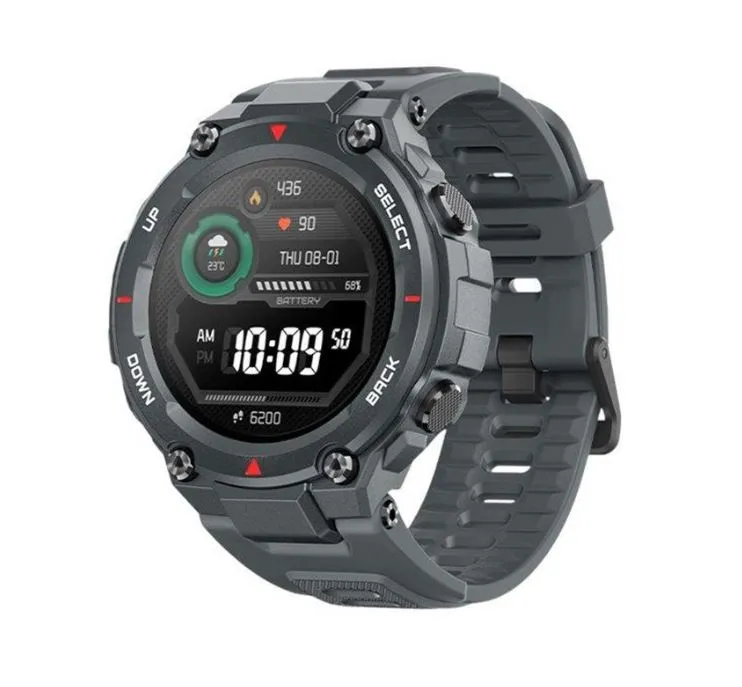 Xiaomi Amazfit T-Rex | Smartwatch | Gun Grey, AMOLED, Bluetooth, GPS, 5ATM Funkcja GPSTak