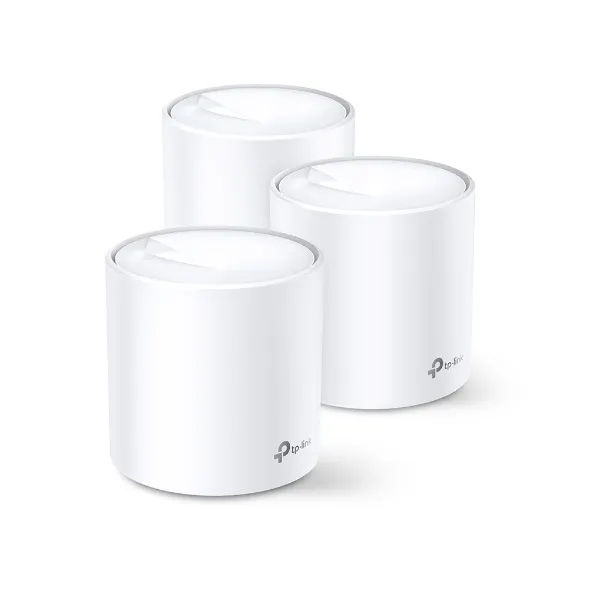 TP-Link Deco X60 | System Mesh | AX3000, Dual Band, OFDMA, MU-MIMO, 2x RJ45 1000Mb/s Częstotliwość pracyDual Band (2.4GHz, 5GHz)