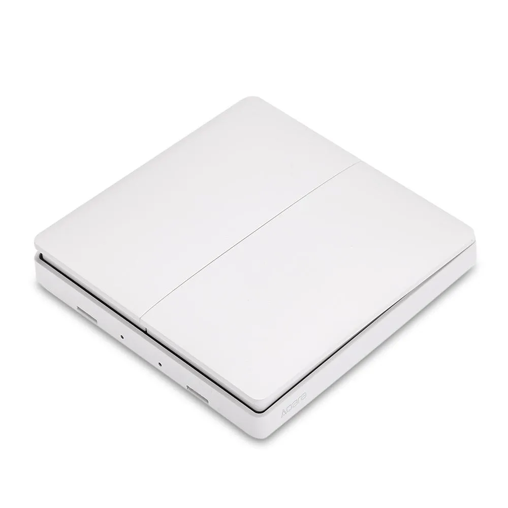 Xiaomi Aqara Wireless Remote Switch Double Rocker | Inalámbrico interruptor de pared | Blanco, 2 Botones, WXKG02LM 3
