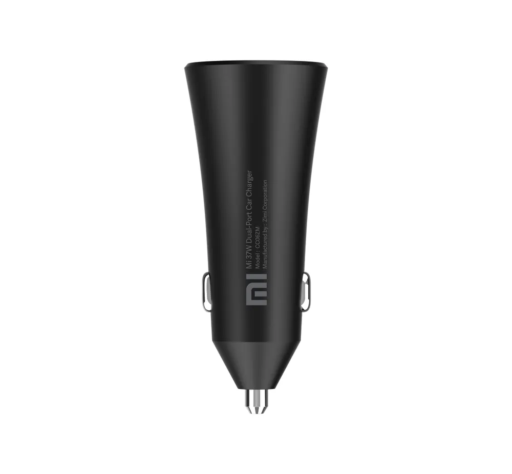 Xiaomi Mi 37W Cargador de coche | Potencia máxima 37W, 2x puertos USB, CC06ZM Napięcie wyjściowe9V
