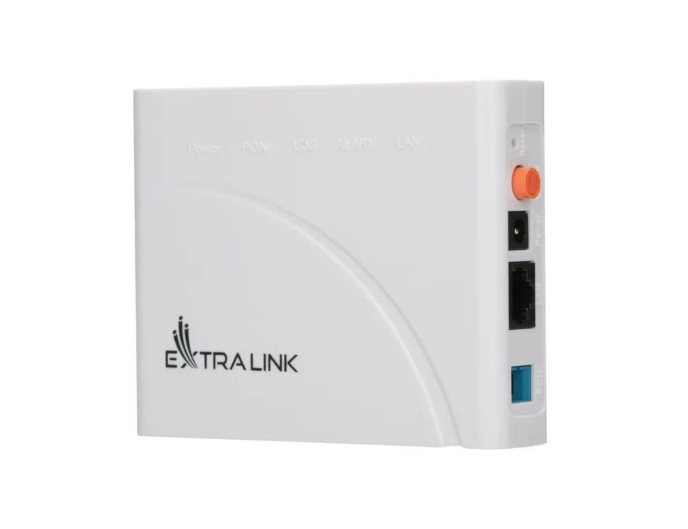 Extralink Luna V3 | ONT | 1x EPON, 1x RJ45 1000Mb/s, Chipset ZTE, funkce routingu/NAT Port USBBrak