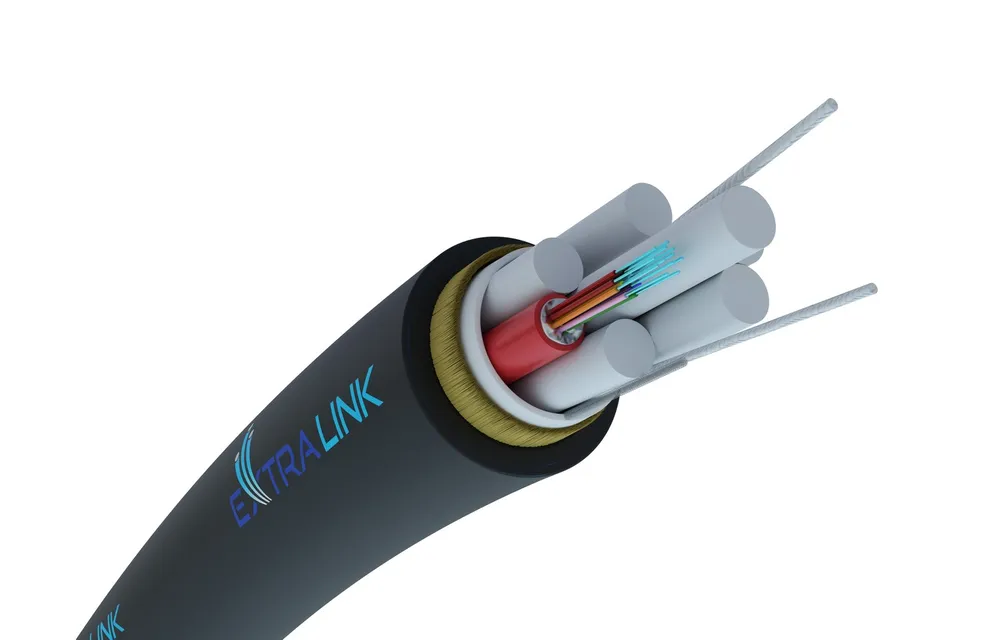 Fiberhome 12F | Cable de fibra óptica | ADSS, 2,7kN FRP, 12J, G652D, 10,2mm, aéreo Kabel do montażuNapowietrznego