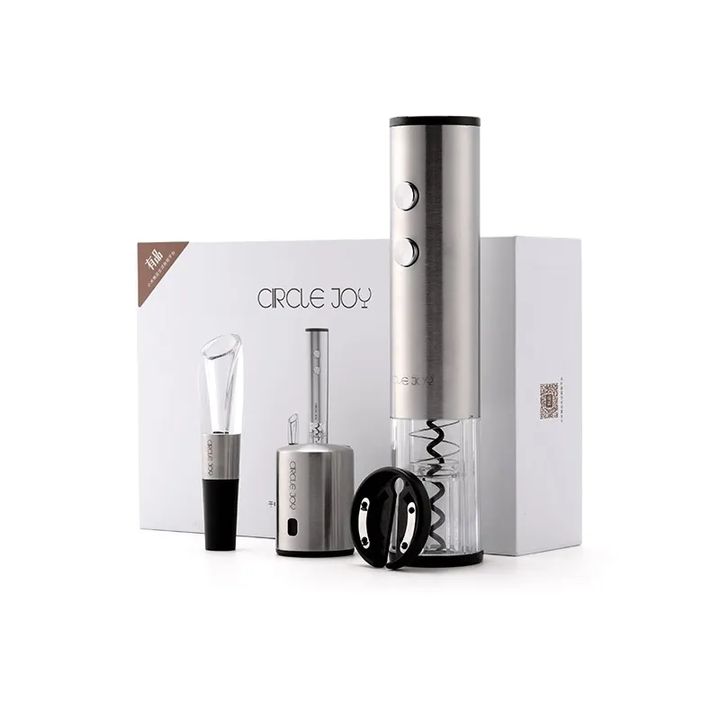 Xiaomi Circle Joy Electric Wine Opener 4 in 1 Gift Set | Korkociąg Elektryczny | CJ-TZ02 KolorSrebrny