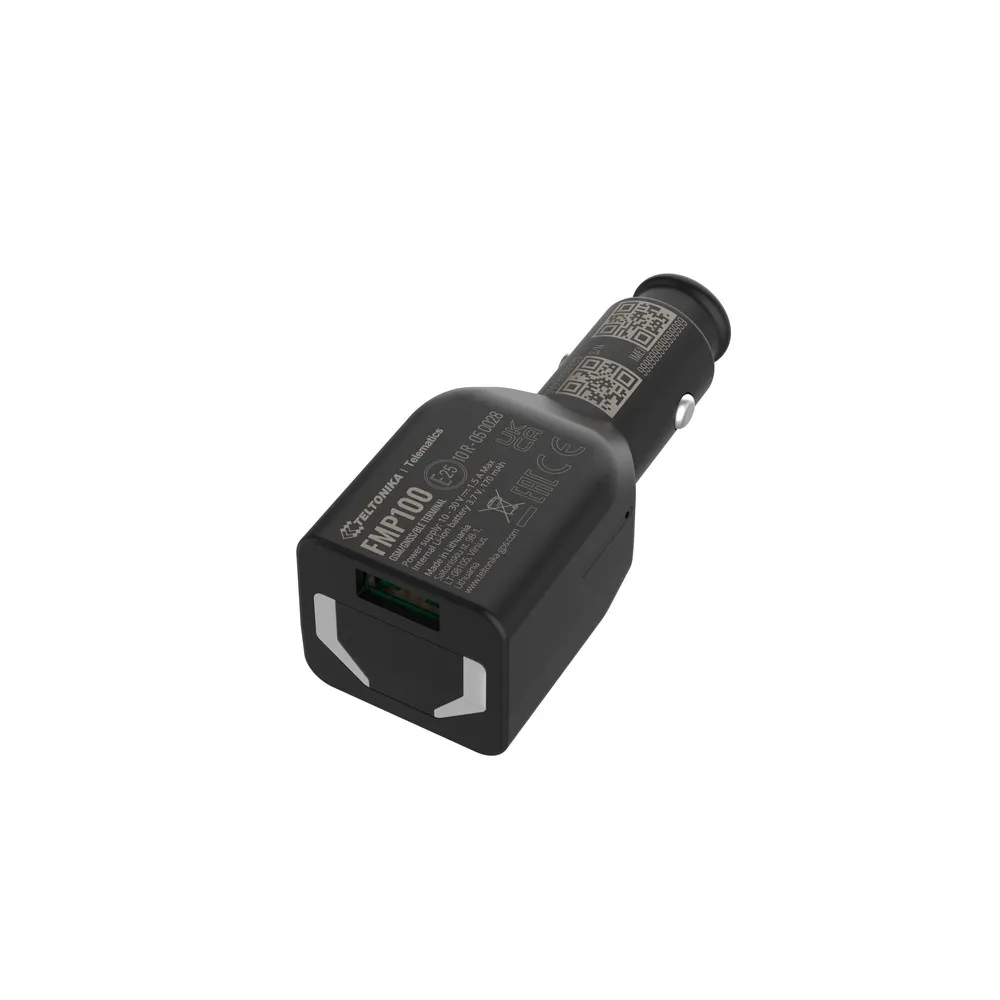 TELTONIKA FMP100 PLUG AND PLAY TRACKER WITH GNSS, GSM, BLUETOOTH, CIGARETTE LIGHTER POWER CONNECTOR Pamięc wbudowana 128MB