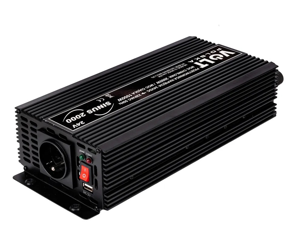 VOLTAJE SINUS-2000 24V | Inversor de potencia | 1000/2000W 24/230V Napięcie wejściowe24V