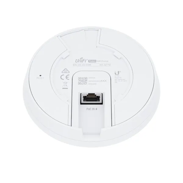 UBIQUITI UVC-G4-DOME UVC G4 1440P RESOLUTION INDOOR/OUTDOOR IP CAMERA, 4MP, POWERED BY POE, CEILING MOUNT Zastosowanie Wewnątrz