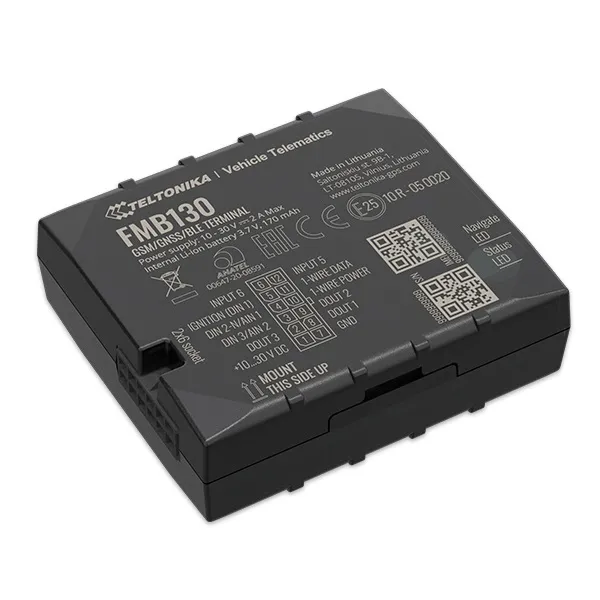 Teltonika FMB130 | GPRS/GNSS tracker | GSM, GPS, GLONASS, GALILEO, BEIDOU, QZSS, AGPS 1